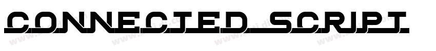 Connected Script字体转换 Connected Script字体转换
